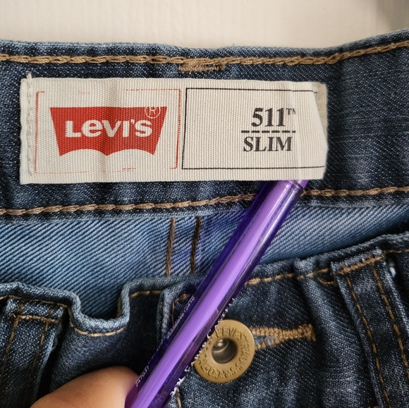 Levi's 511 Slim Fit Size 14R 27"W x 27"L - Picture 3 of 8
